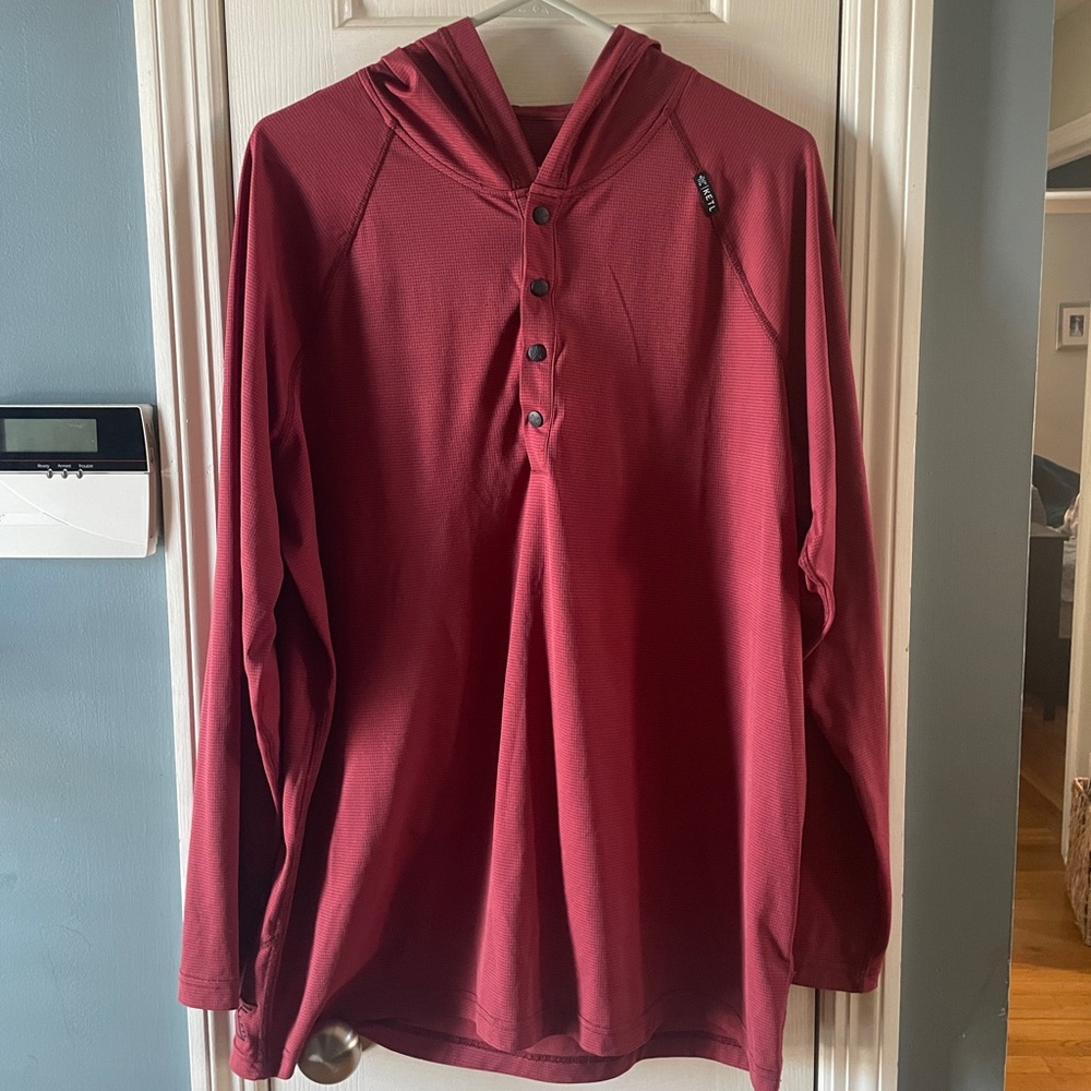Ketl Mountain Apparel Nofry Sun Hoodie Burgundy
